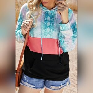 NEW with Tags! Snakeskin Hoodie Available in Small